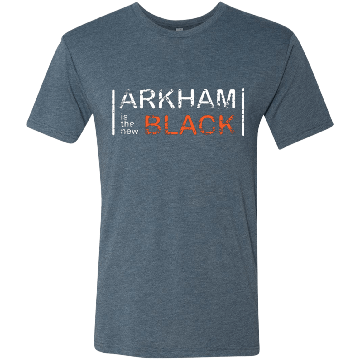 T-Shirts Indigo / Small Arkham Black Men's Triblend T-Shirt