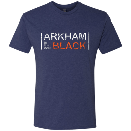 T-Shirts Vintage Navy / Small Arkham Black Men's Triblend T-Shirt