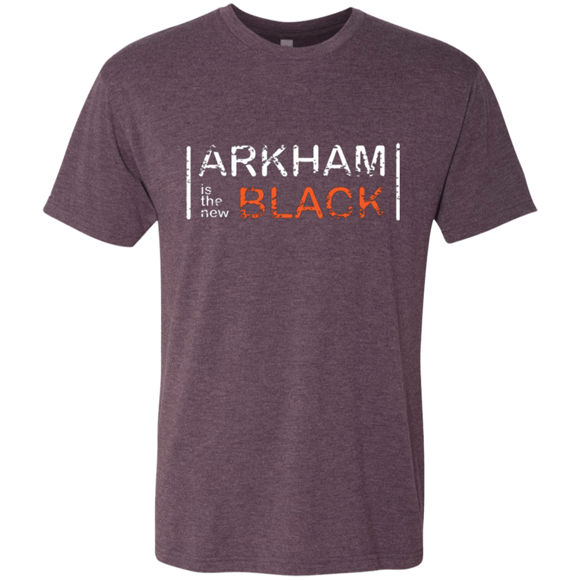 T-Shirts Vintage Purple / Small Arkham Black Men's Triblend T-Shirt