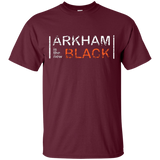 T-Shirts Maroon / Small Arkham Black T-Shirt
