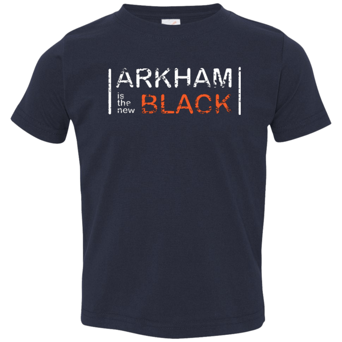 T-Shirts Navy / 2T Arkham Black Toddler Premium T-Shirt