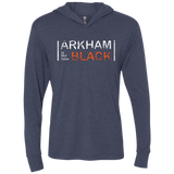 T-Shirts Vintage Navy / X-Small Arkham Black Triblend Long Sleeve Hoodie Tee