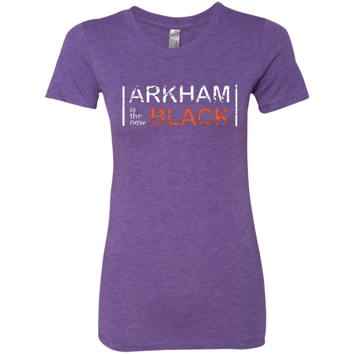 T-Shirts Purple Rush / Small Arkham Black Women's Triblend T-Shirt