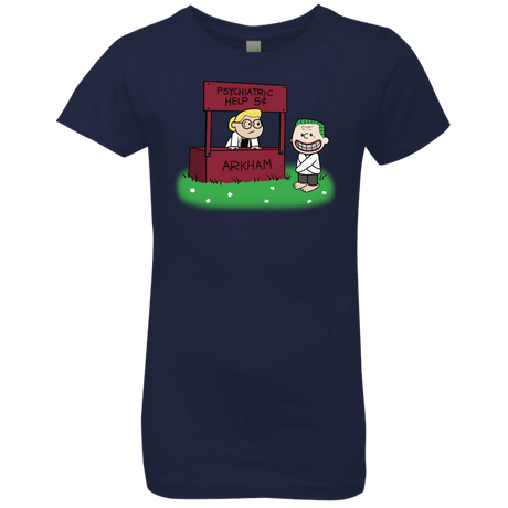 T-Shirts Midnight Navy / YXS Arkham Help Girls Premium T-Shirt