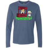 T-Shirts Indigo / Small Arkham Help Men's Premium Long Sleeve