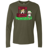 T-Shirts Military Green / Small Arkham Help Men's Premium Long Sleeve