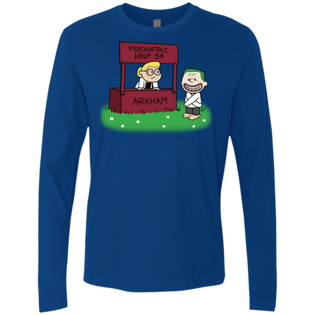 T-Shirts Royal / Small Arkham Help Men's Premium Long Sleeve