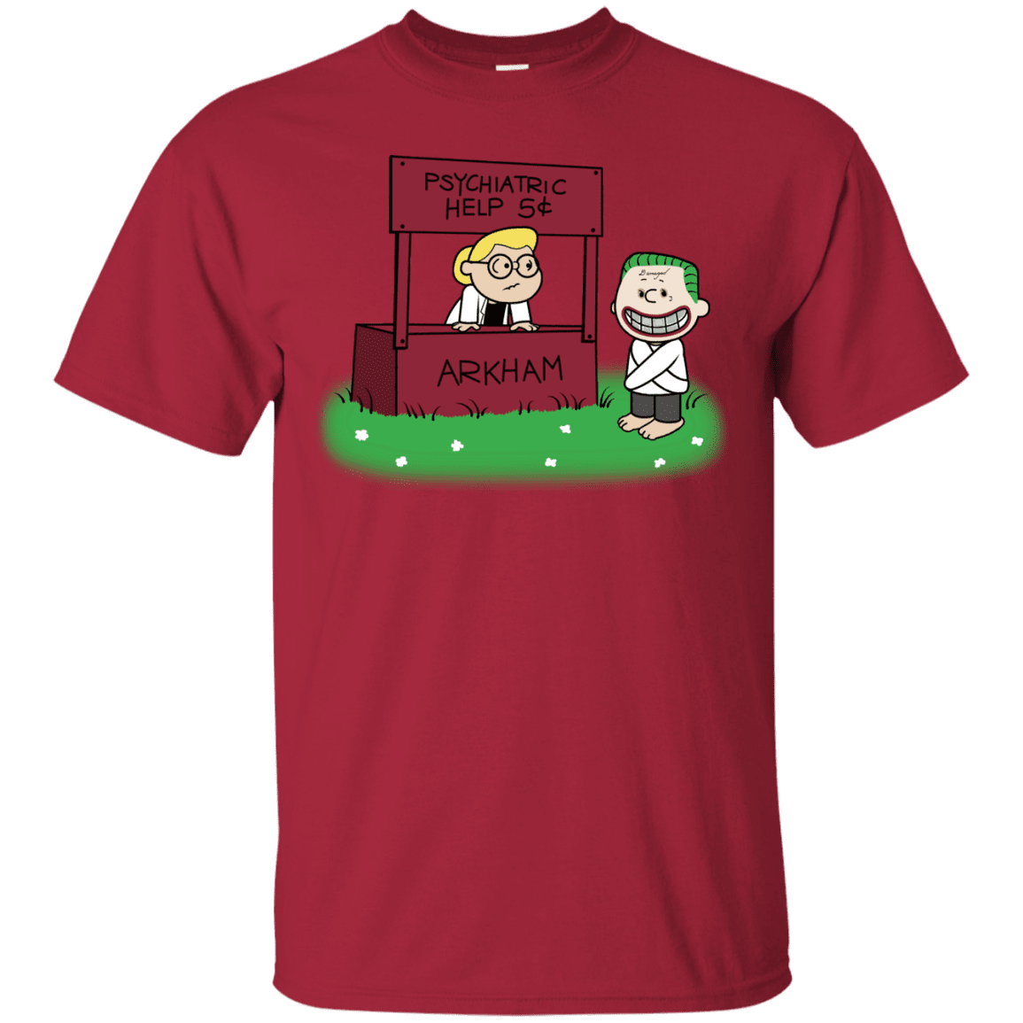 T-Shirts Cardinal / Small Arkham Help T-Shirt