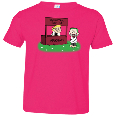 T-Shirts Hot Pink / 2T Arkham Help Toddler Premium T-Shirt