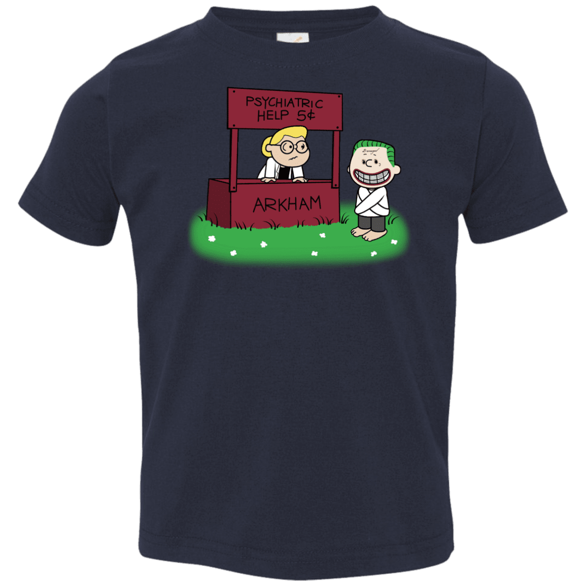 T-Shirts Navy / 2T Arkham Help Toddler Premium T-Shirt