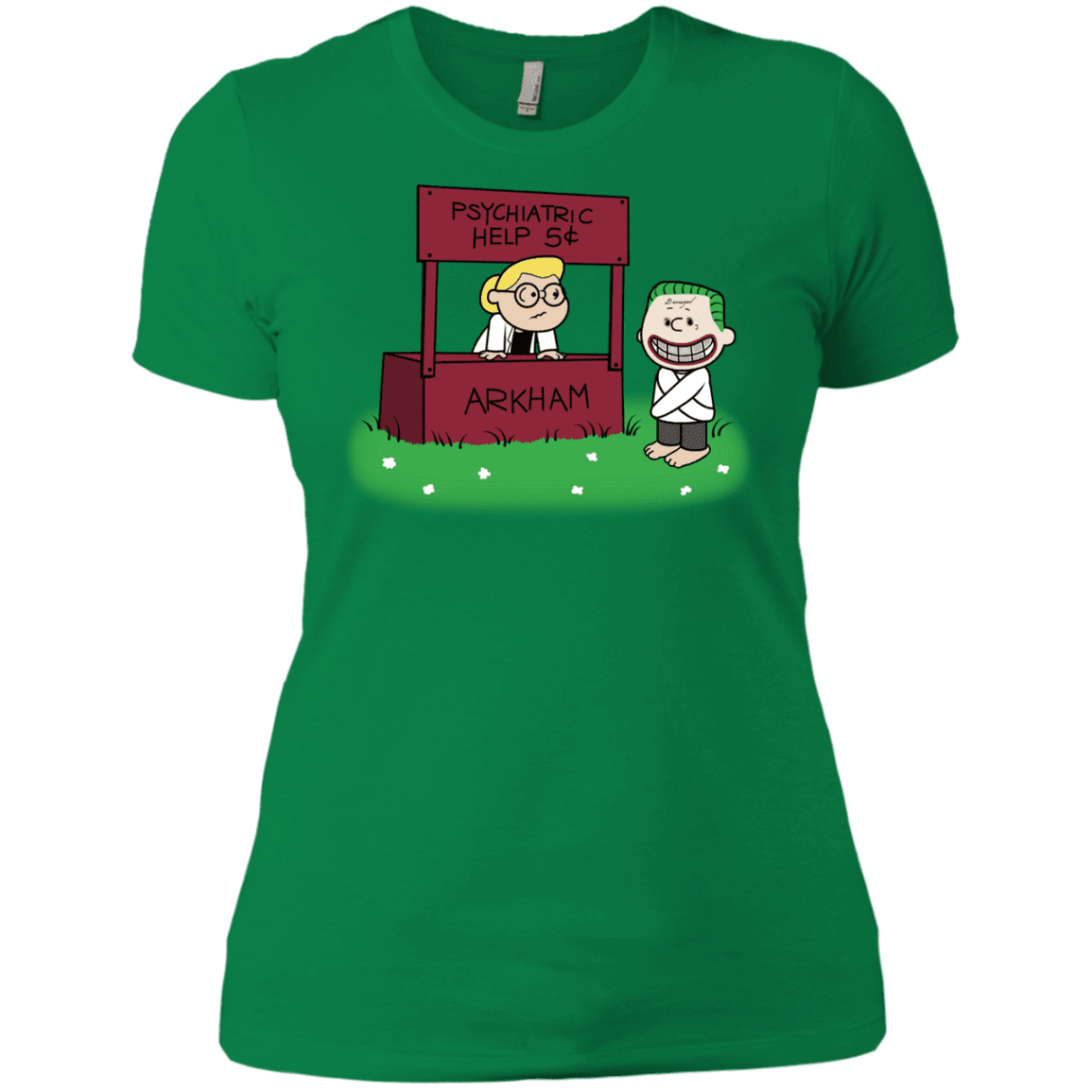 T-Shirts Kelly Green / X-Small Arkham Help Women's Premium T-Shirt
