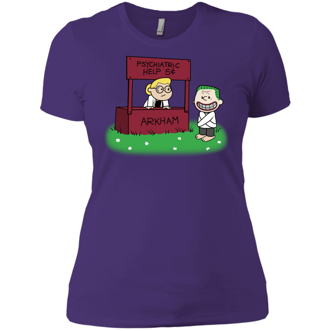 T-Shirts Purple Rush/ / X-Small Arkham Help Women's Premium T-Shirt