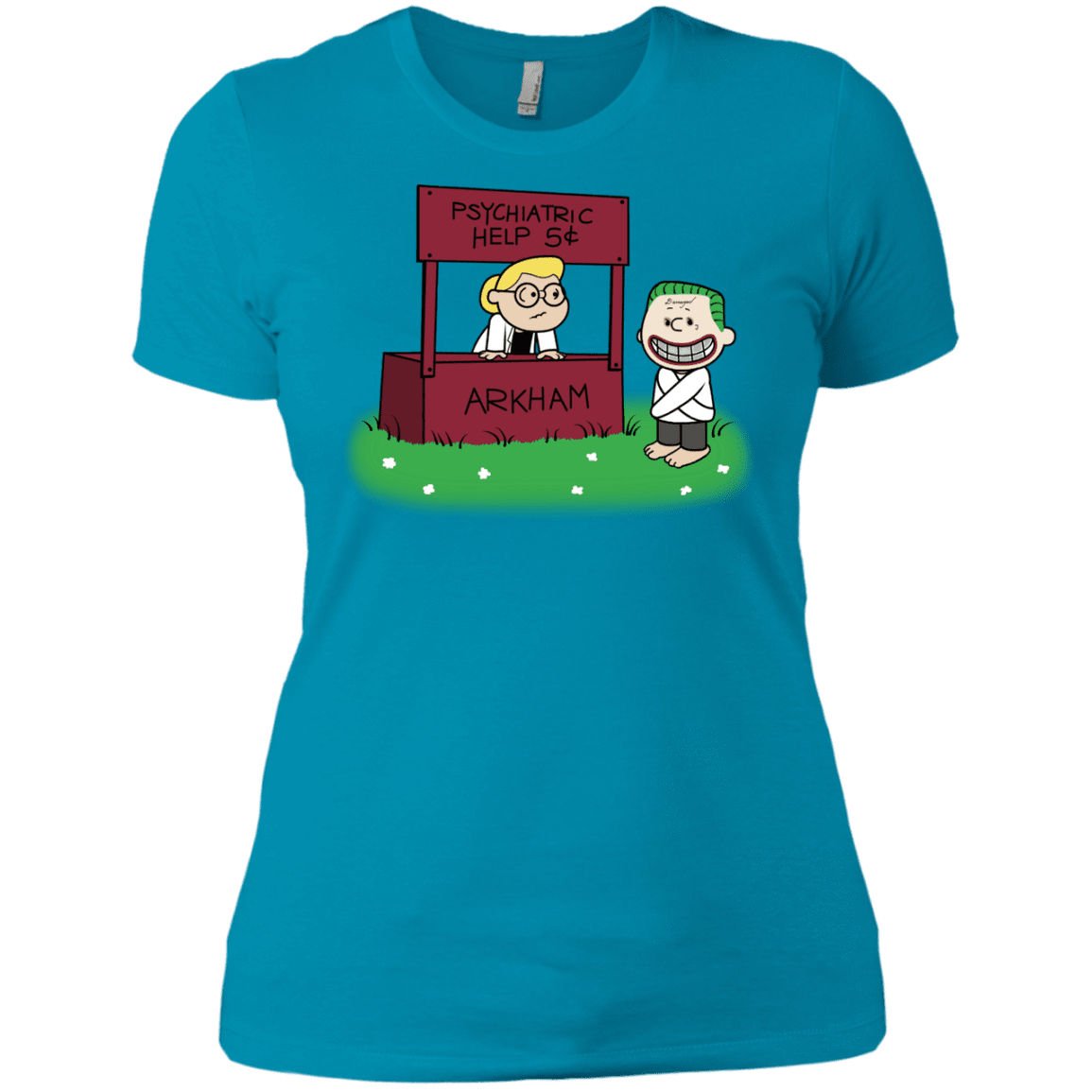 T-Shirts Turquoise / X-Small Arkham Help Women's Premium T-Shirt