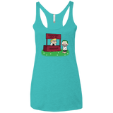 Arkham Help Women's Triblend Racerback Tank