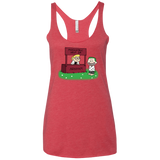 T-Shirts Vintage Red / X-Small Arkham Help Women's Triblend Racerback Tank