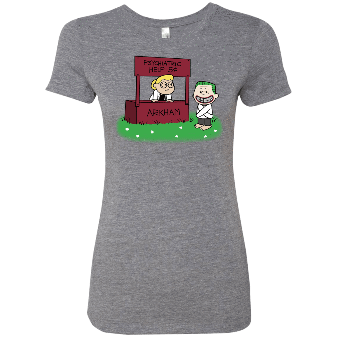 T-Shirts Premium Heather / Small Arkham Help Women's Triblend T-Shirt