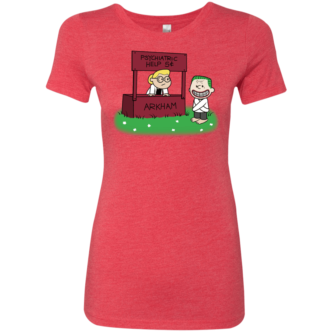 T-Shirts Vintage Red / Small Arkham Help Women's Triblend T-Shirt