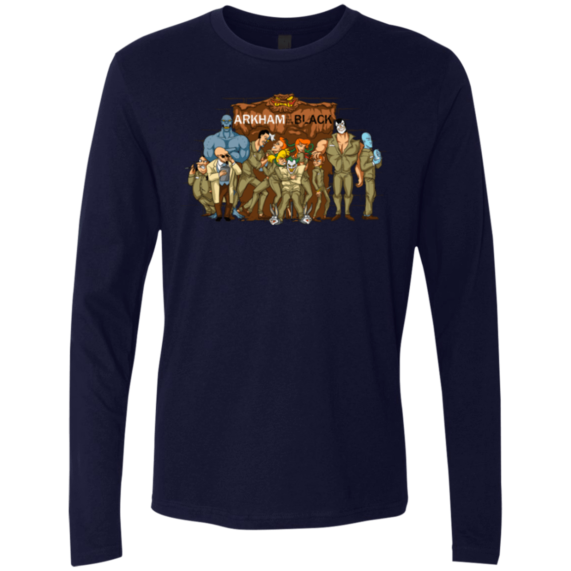 T-Shirts Midnight Navy / Small ARKHAM is the new Black Men's Premium Long Sleeve