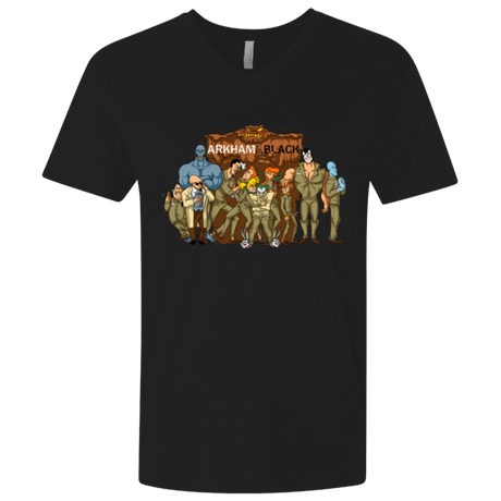 T-Shirts Black / X-Small ARKHAM is the new Black Men's Premium V-Neck