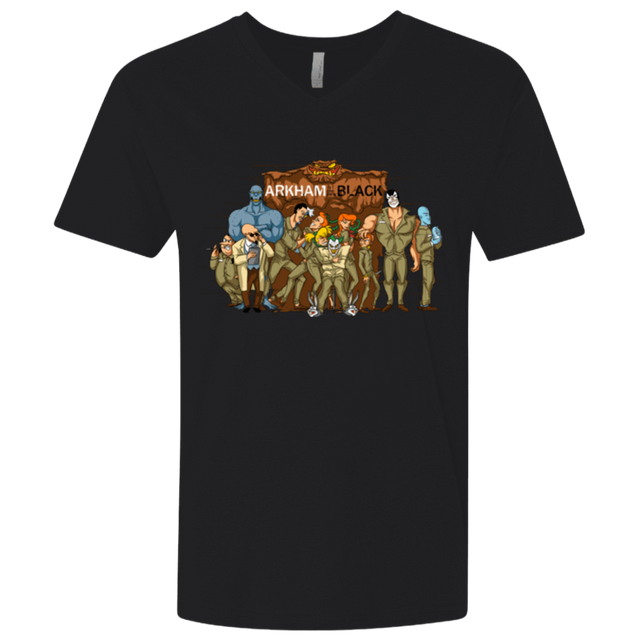 T-Shirts Black / X-Small ARKHAM is the new Black Men's Premium V-Neck