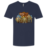 T-Shirts Midnight Navy / X-Small ARKHAM is the new Black Men's Premium V-Neck