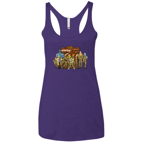 T-Shirts Purple / X-Small ARKHAM is the new Black Women's Triblend Racerback Tank