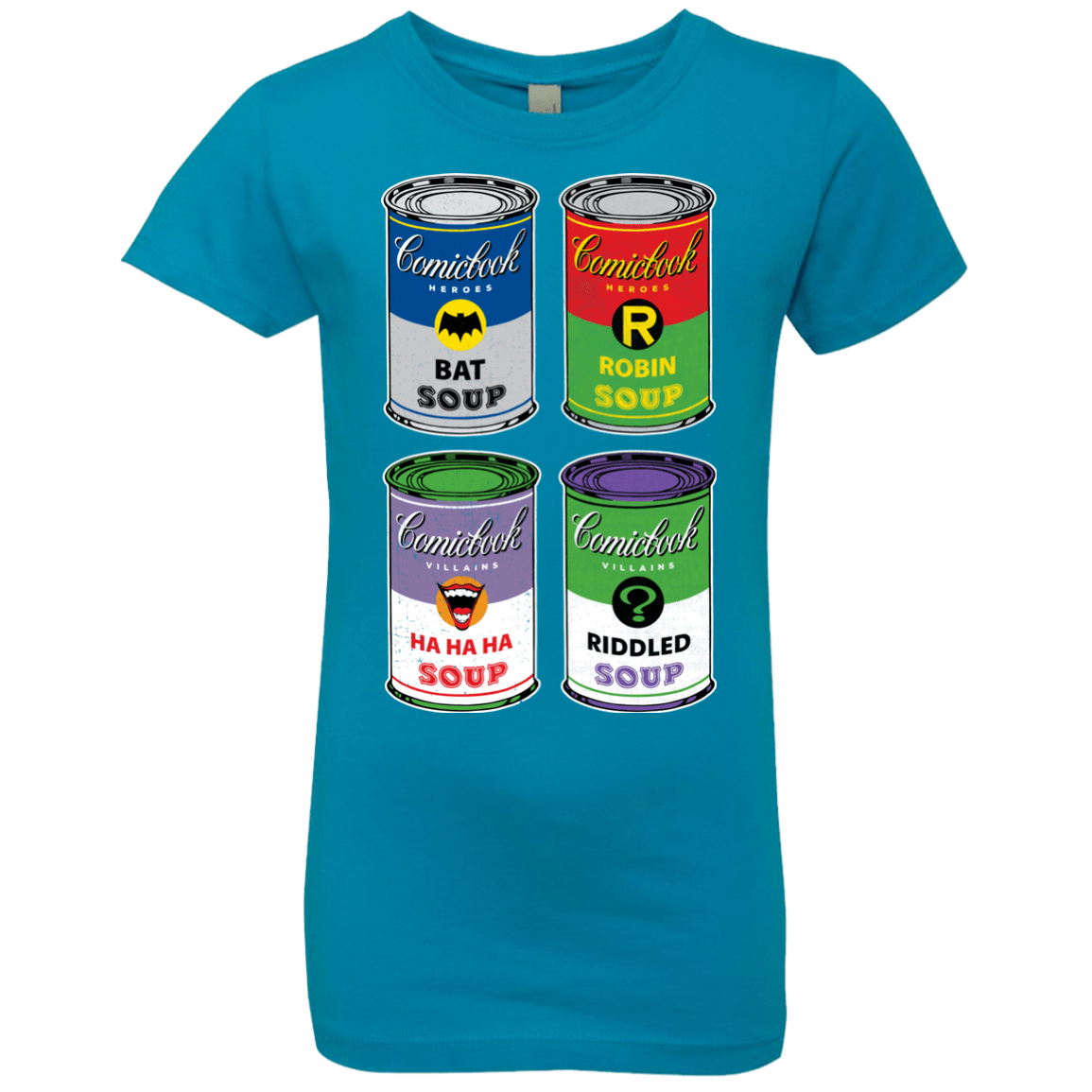 T-Shirts Turquoise / YXS Arkham Soup Girls Premium T-Shirt