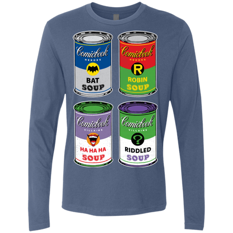 T-Shirts Indigo / Small Arkham Soup Men's Premium Long Sleeve