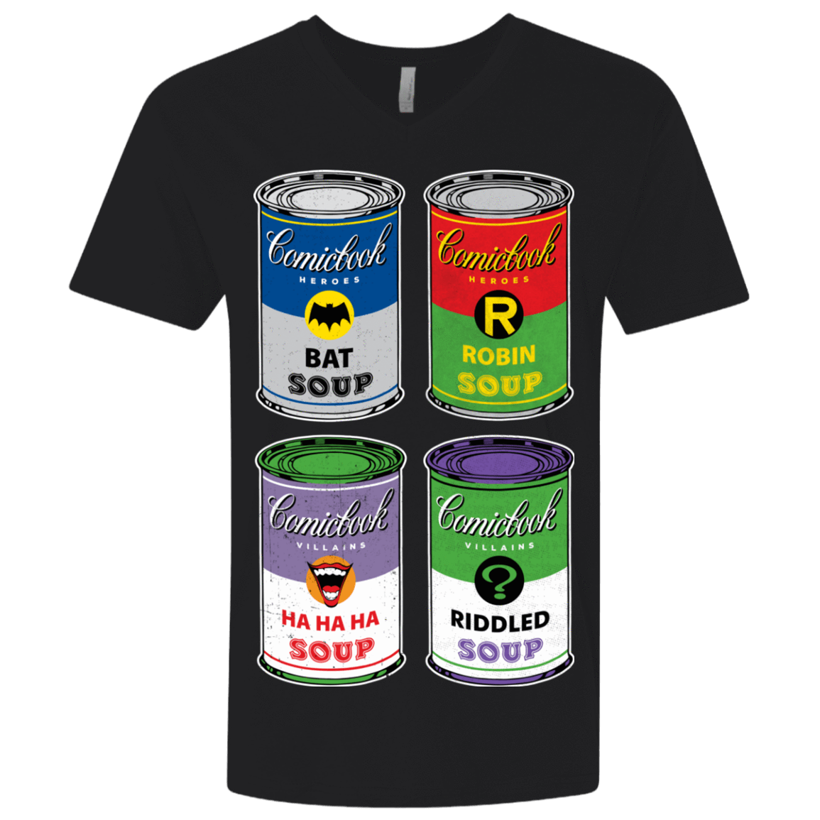 T-Shirts Black / X-Small Arkham Soup Men's Premium V-Neck