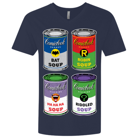 T-Shirts Midnight Navy / X-Small Arkham Soup Men's Premium V-Neck