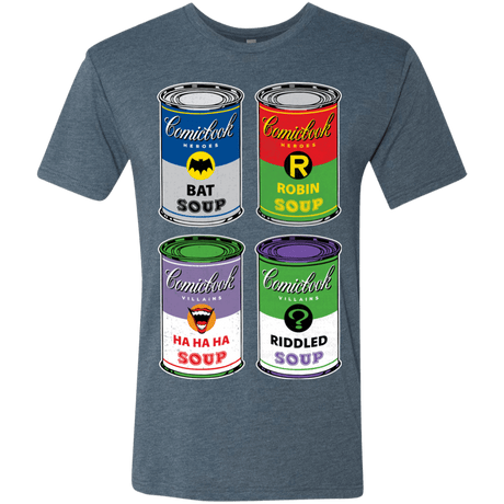T-Shirts Indigo / Small Arkham Soup Men's Triblend T-Shirt