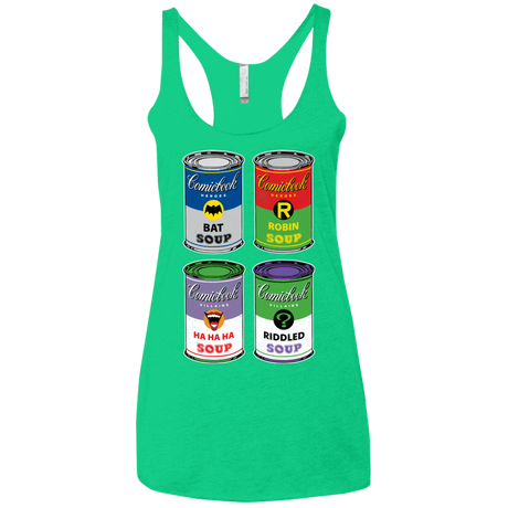 T-Shirts Envy / X-Small Arkham Soup Women's Triblend Racerback Tank