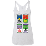 T-Shirts Heather White / X-Small Arkham Soup Women's Triblend Racerback Tank