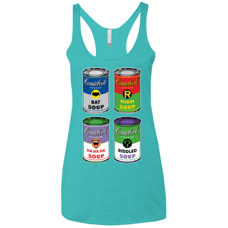 T-Shirts Tahiti Blue / X-Small Arkham Soup Women's Triblend Racerback Tank