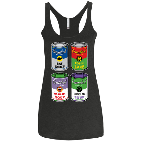 T-Shirts Vintage Black / X-Small Arkham Soup Women's Triblend Racerback Tank
