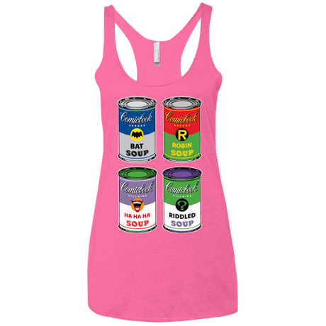 T-Shirts Vintage Pink / X-Small Arkham Soup Women's Triblend Racerback Tank