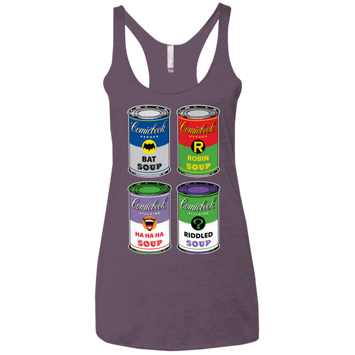 T-Shirts Vintage Purple / X-Small Arkham Soup Women's Triblend Racerback Tank