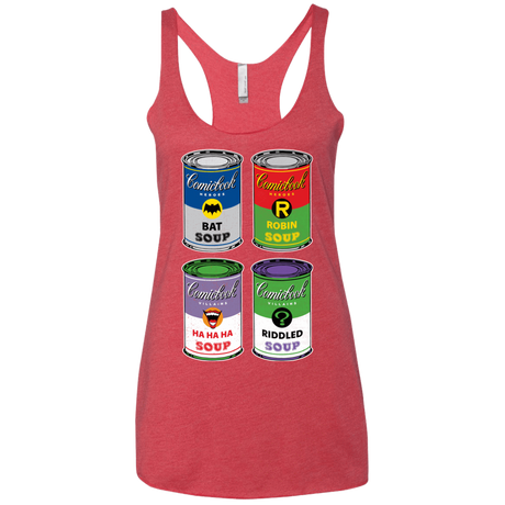 T-Shirts Vintage Red / X-Small Arkham Soup Women's Triblend Racerback Tank