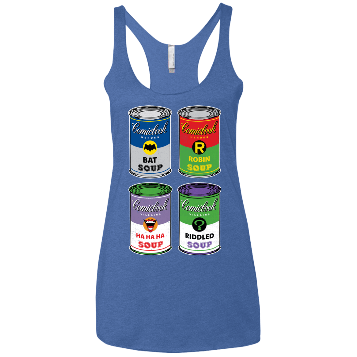 T-Shirts Vintage Royal / X-Small Arkham Soup Women's Triblend Racerback Tank