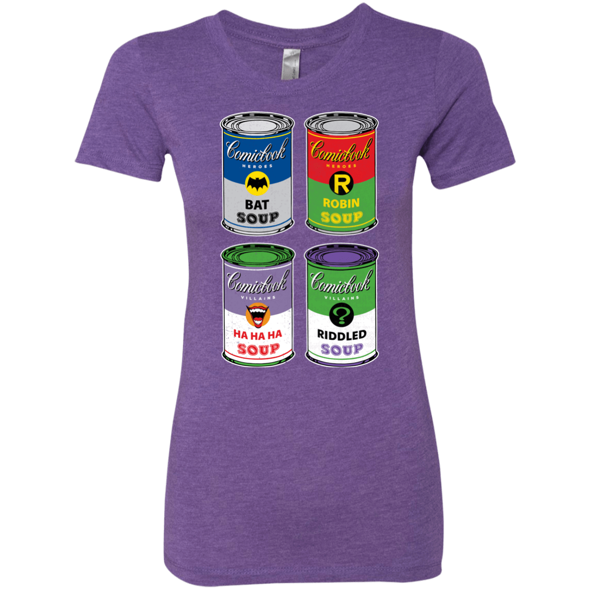 T-Shirts Purple Rush / Small Arkham Soup Women's Triblend T-Shirt