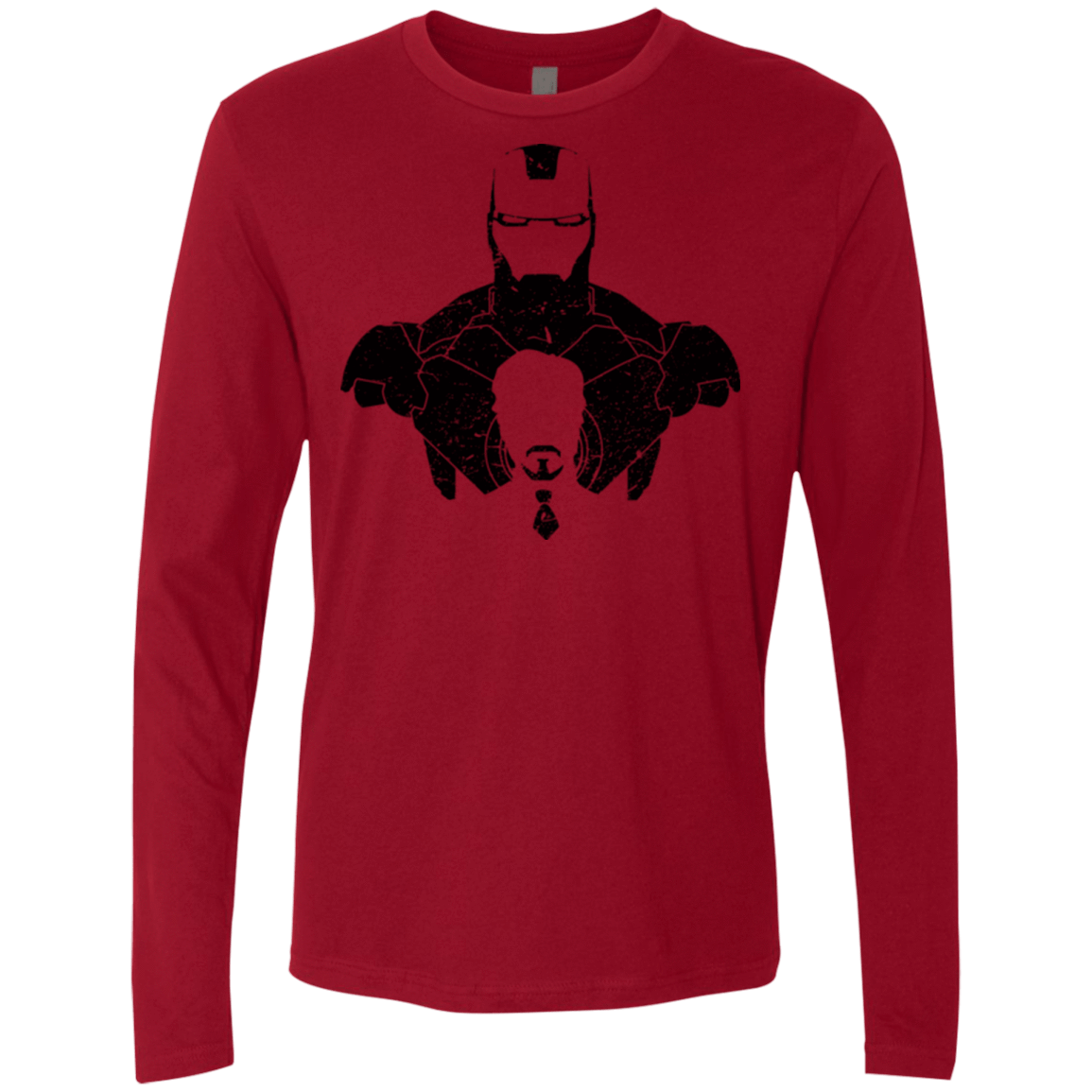 T-Shirts Cardinal / Small ARMOR SHADOW Men's Premium Long Sleeve