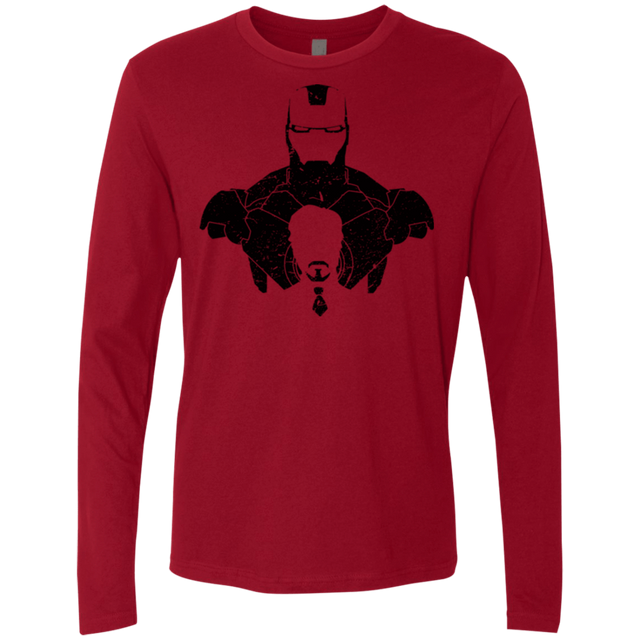 T-Shirts Cardinal / Small ARMOR SHADOW Men's Premium Long Sleeve