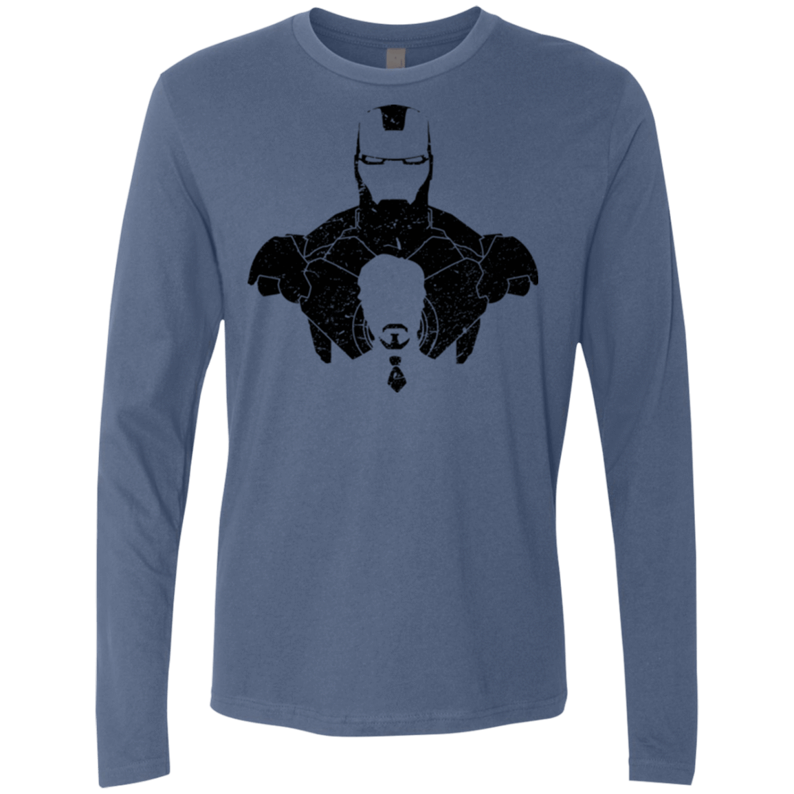 T-Shirts Indigo / Small ARMOR SHADOW Men's Premium Long Sleeve