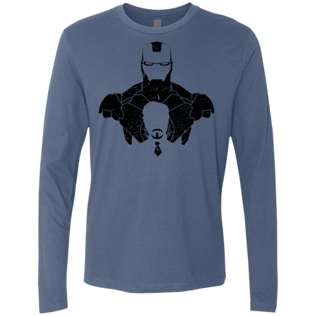 T-Shirts Indigo / Small ARMOR SHADOW Men's Premium Long Sleeve