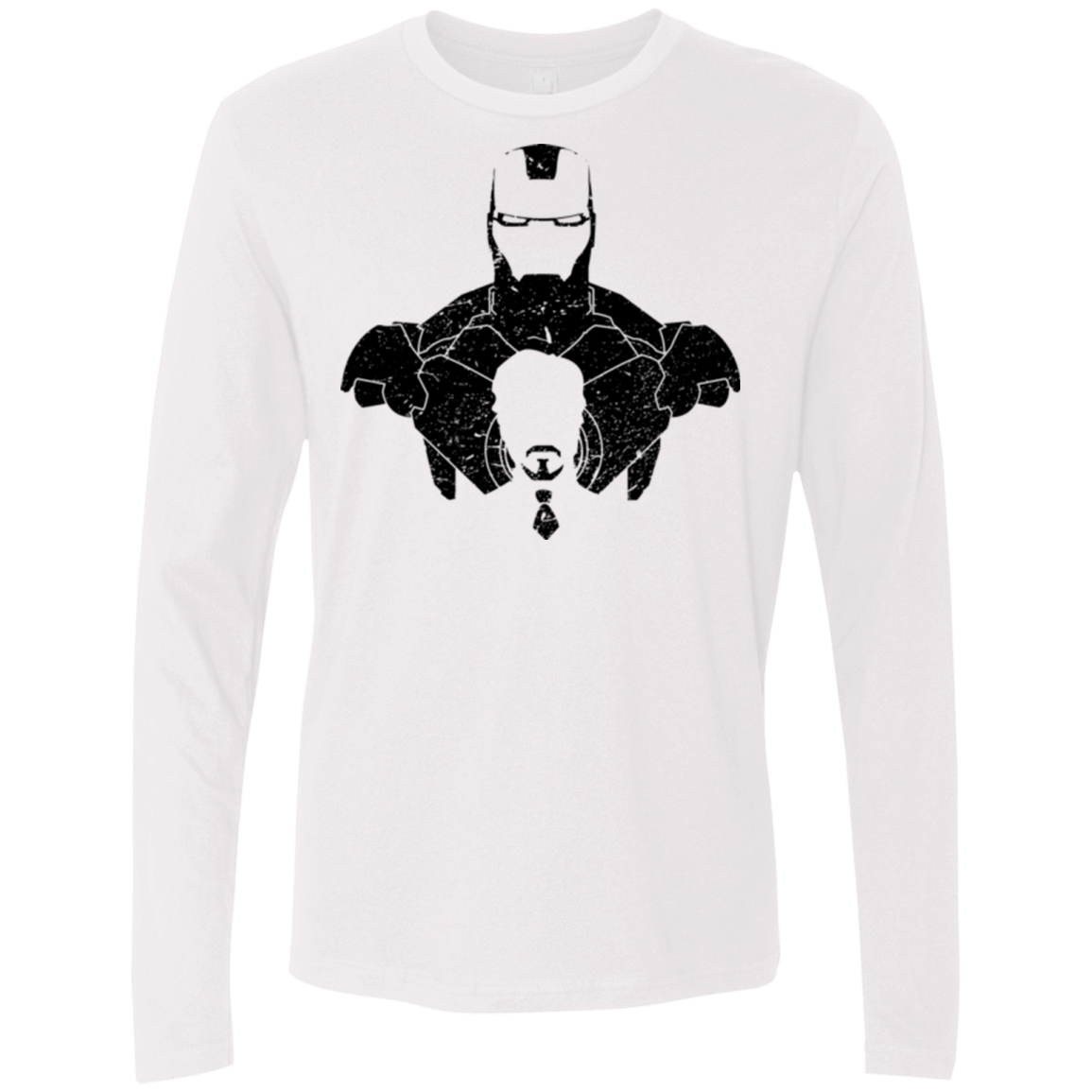 T-Shirts White / Small ARMOR SHADOW Men's Premium Long Sleeve