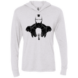 T-Shirts Heather White / X-Small ARMOR SHADOW Triblend Long Sleeve Hoodie Tee