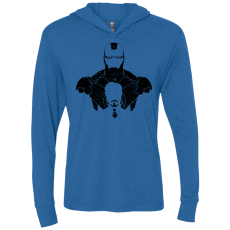 T-Shirts Vintage Royal / X-Small ARMOR SHADOW Triblend Long Sleeve Hoodie Tee