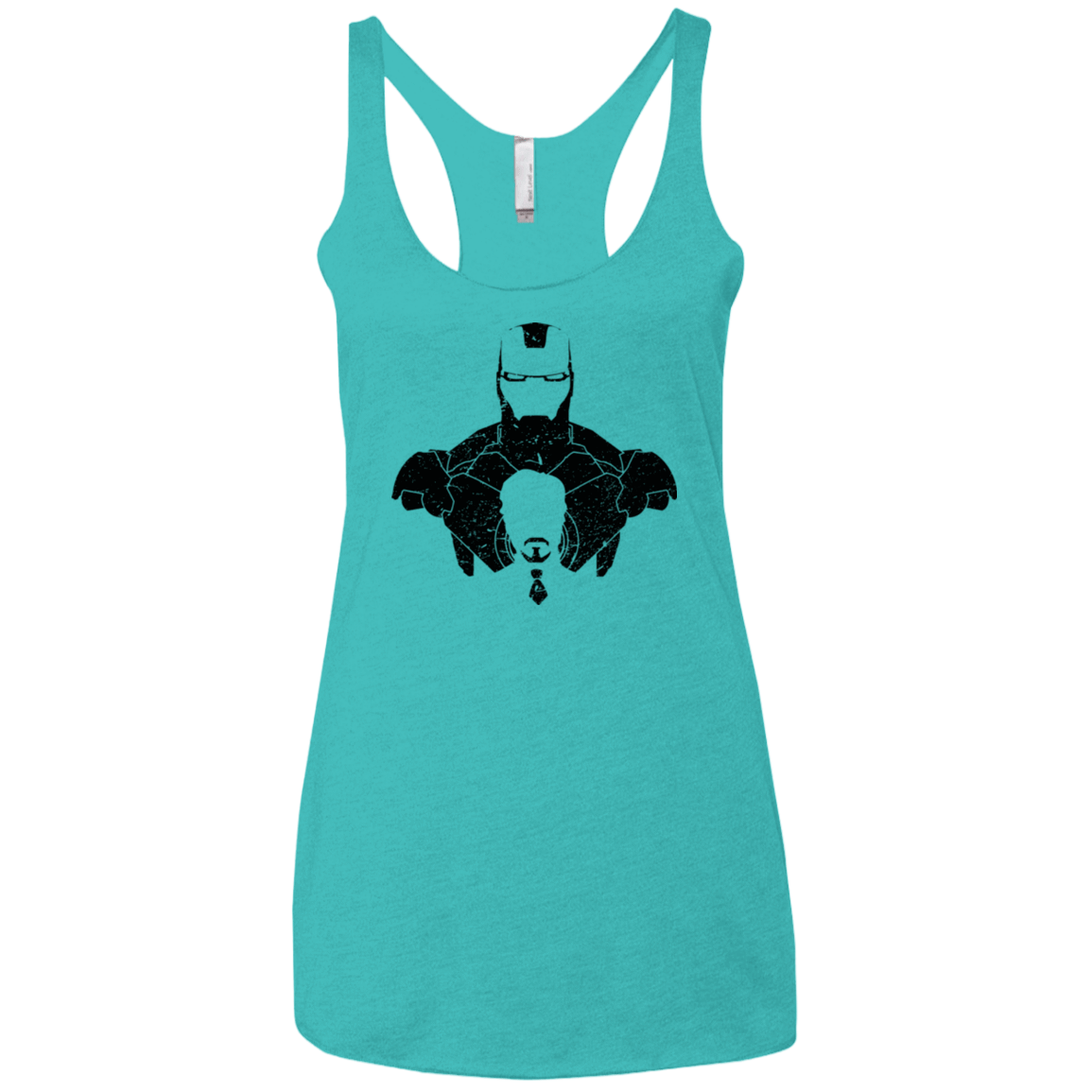 T-Shirts Tahiti Blue / X-Small ARMOR SHADOW Women's Triblend Racerback Tank