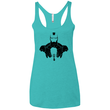 T-Shirts Tahiti Blue / X-Small ARMOR SHADOW Women's Triblend Racerback Tank