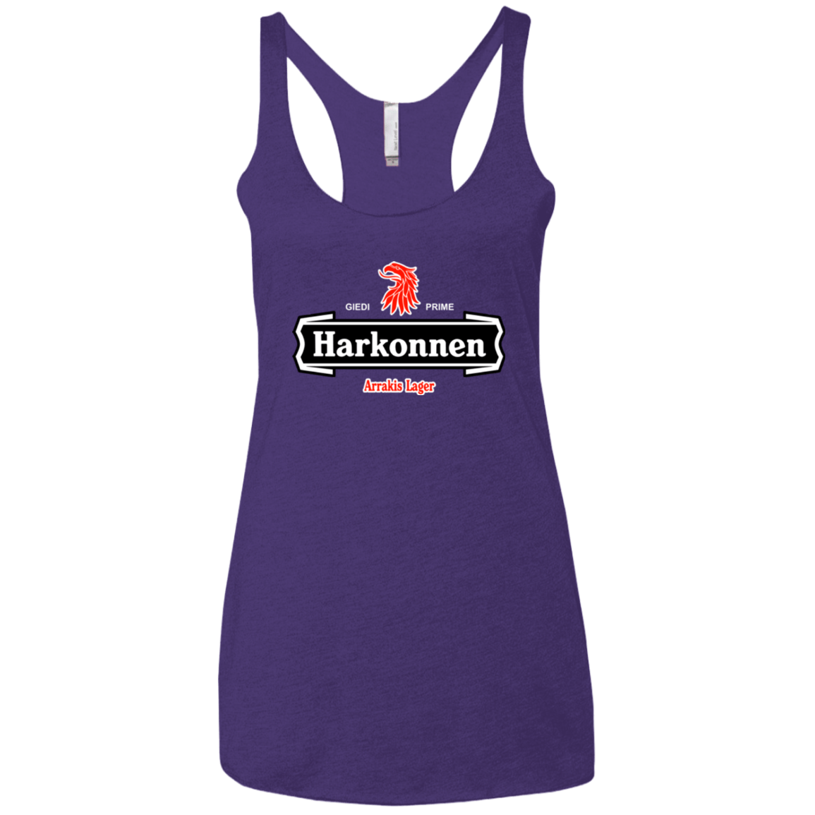 T-Shirts Purple / X-Small Arrakis lager Women's Triblend Racerback Tank